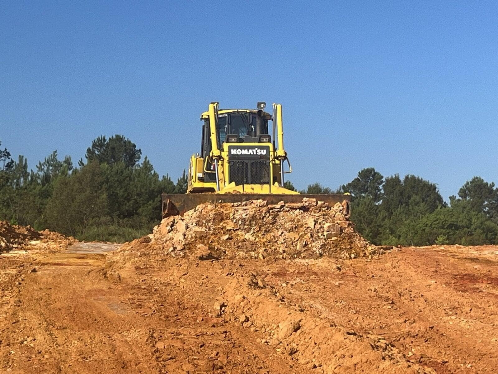 Holden Earth dozer on a job site